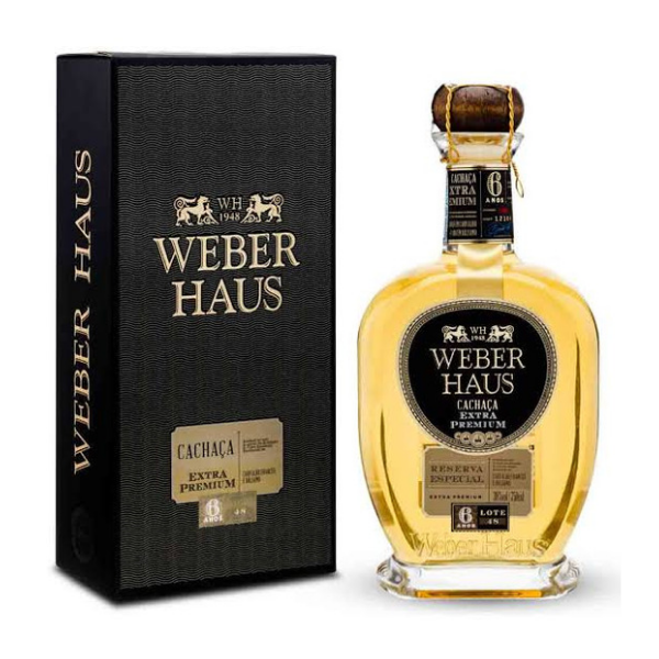 Cachaça Weber Haus Extra Premium - Envelhecida 6 Anos em Carvalho - 750ml