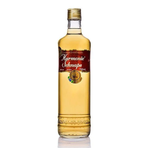 Cachaça Harmonie Schnaps - Armazenada em Amburana - 700ml