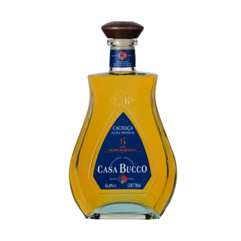 Cachaça Casa Bucco Extra Premium Madeiras 5 Anos - 700ml
