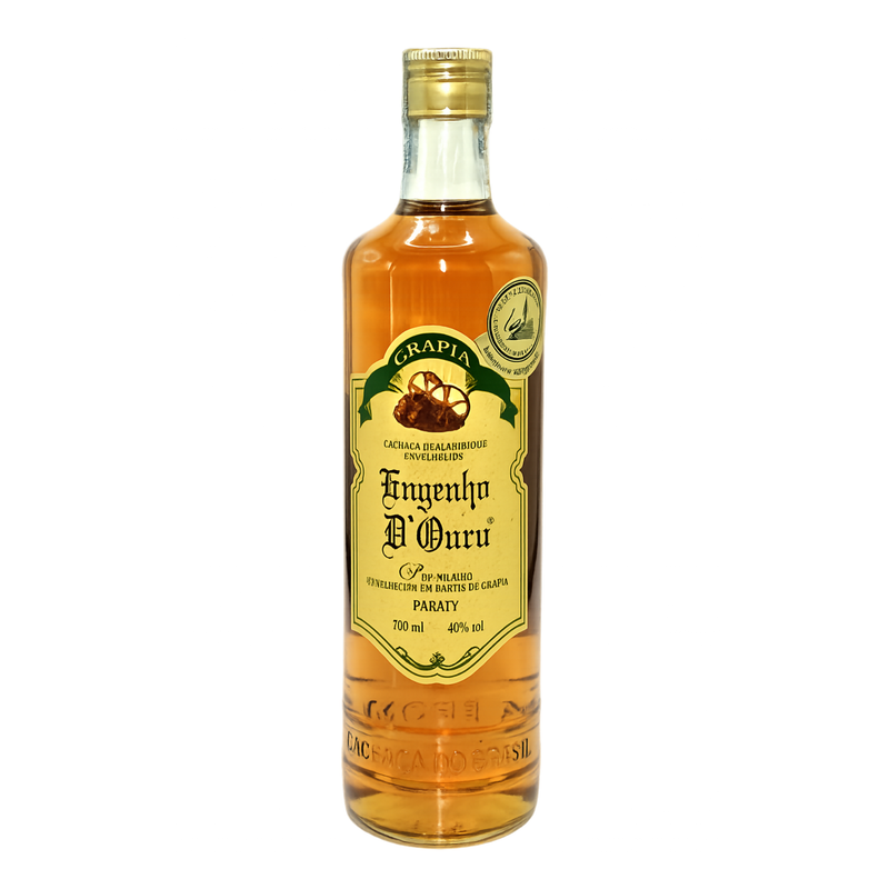 Cachaça Engenho D’Ouro Grapia - 700ml