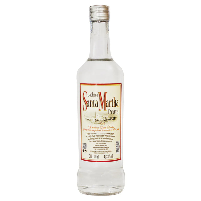 Cachaça Santa Martha - Prata - 670ml