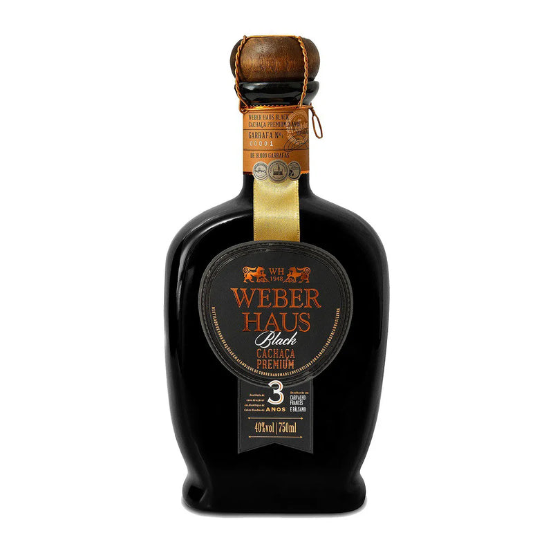 Cachaça Weber Haus - Premium Black 3 Anos - 750ml