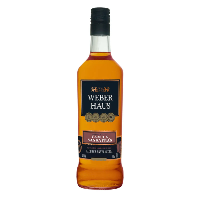 Cachaça Weber Haus - Envelhecida em Canela Sassafrás - 700ml