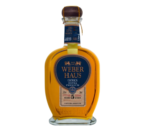 Cachaça Weber Haus Extra Premium - Envelhecida 5 Anos em Carvalho SOLERA - 750ml