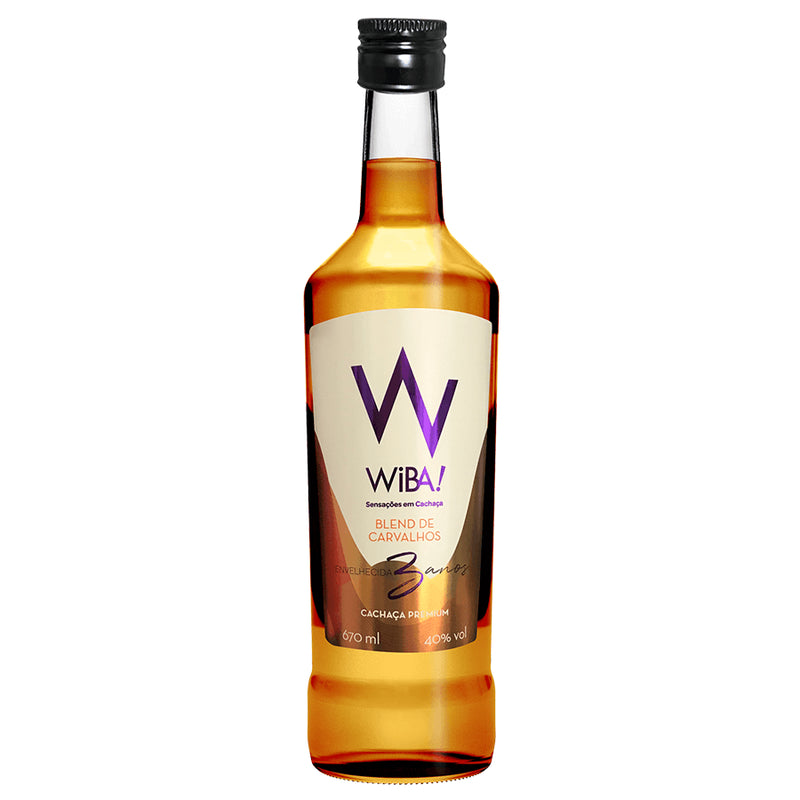 Cachaça Wiba - Blend de Carvalhos 3 anos - 670 ml